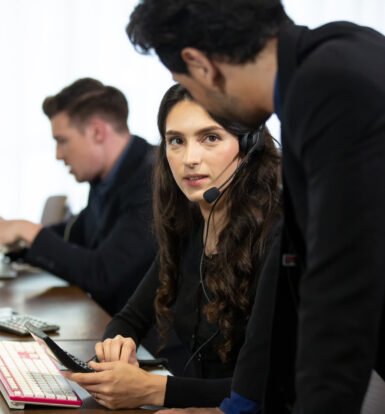 "Virtual immigration paralegal working remotely with modern legal tools on a laptop."