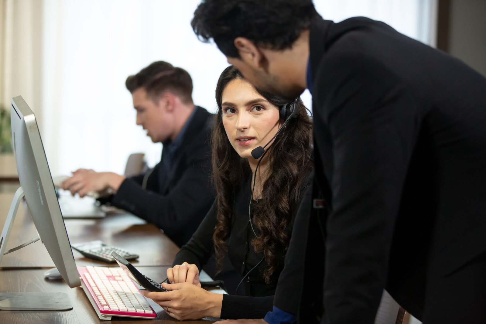 "Virtual immigration paralegal working remotely with modern legal tools on a laptop."