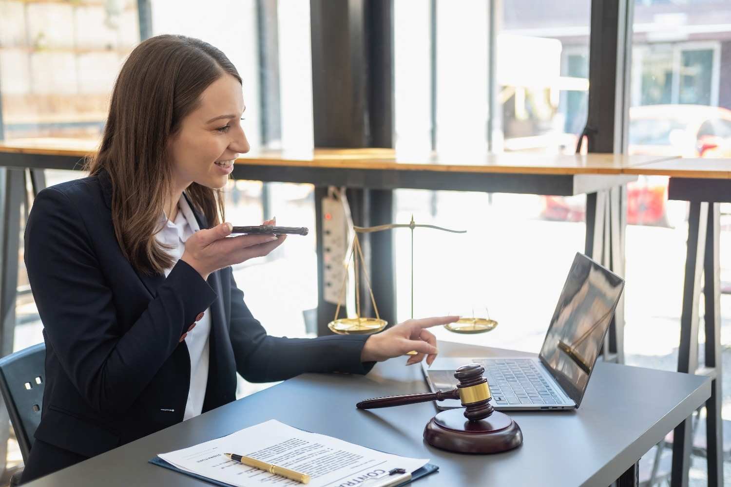 A Virtual Legal Assistant supporting an immigration attorney with case management and client communication.