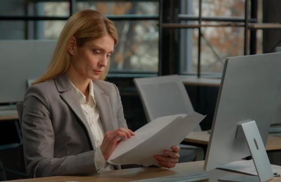 Immigration Attorney Reviewing Case Documents | Virtual Legal Assistant Support