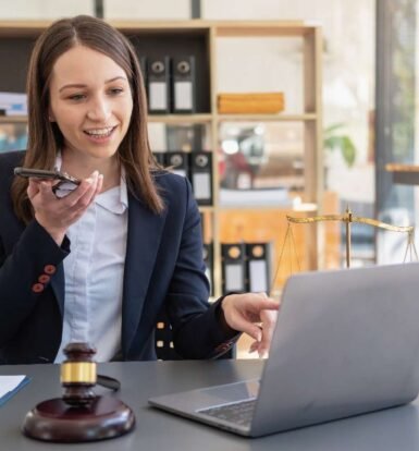 A Virtual Legal Assistant helping a law firm by managing case files, conducting research, and handling client communication.