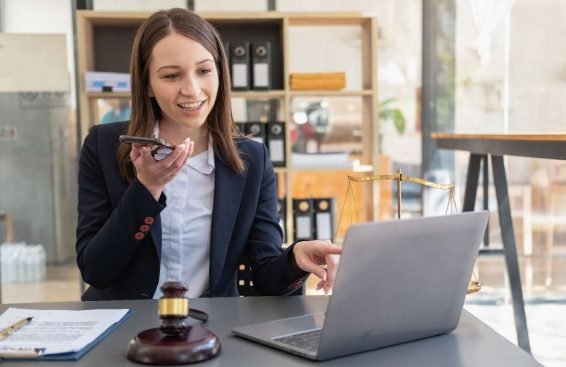 A Virtual Legal Assistant helping a law firm by managing case files, conducting research, and handling client communication.
