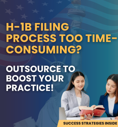 Outsourcing H-1B filing process to boost efficiency and prevent delays.