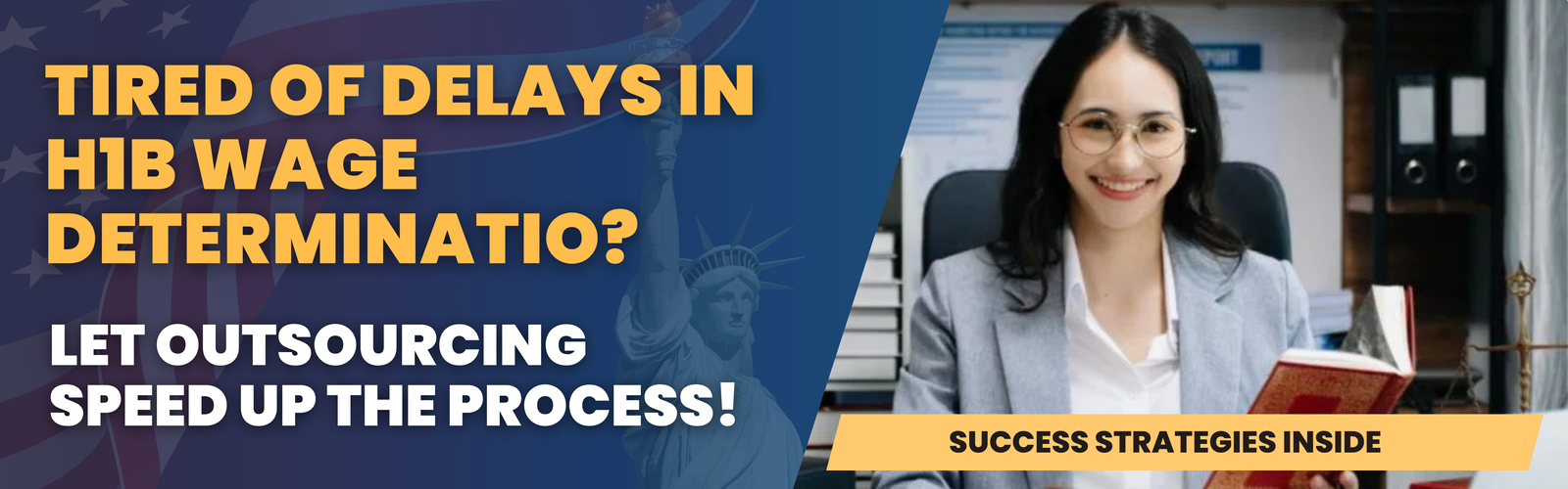 Immigration paralegal speeding up H-1B wage determination process with outsourced support.