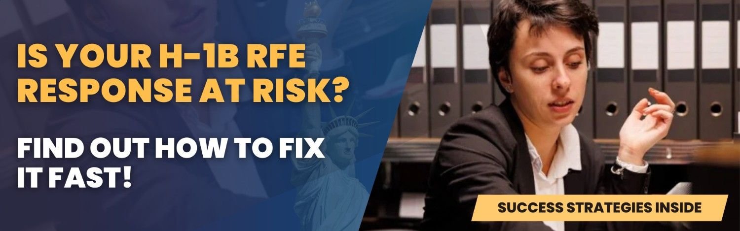 Immigration paralegal working on H-1B RFE response, ensuring accuracy and compliance.
