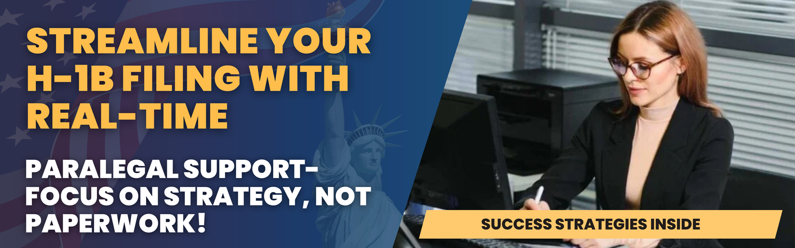 Streamline H-1B filing process with real-time paralegal support for efficient petition filing.