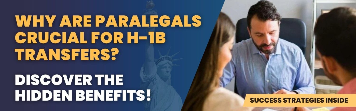 Immigration paralegals supporting H-1B transfer process with expert assistance