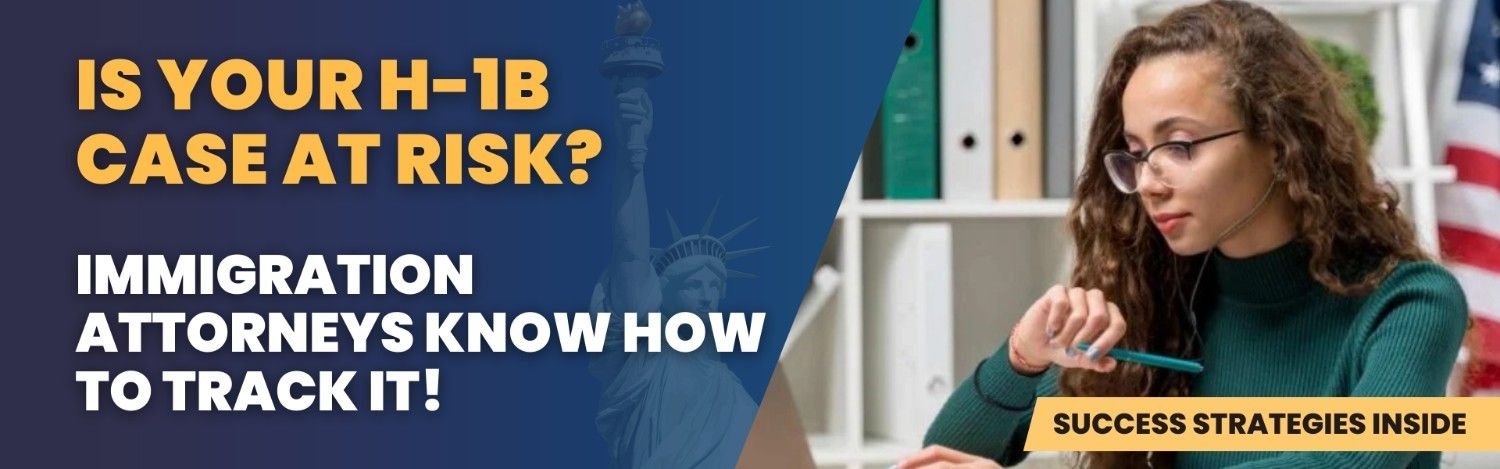 Immigration attorney tracking H-1B visa status with real-time updates for case management efficiency
