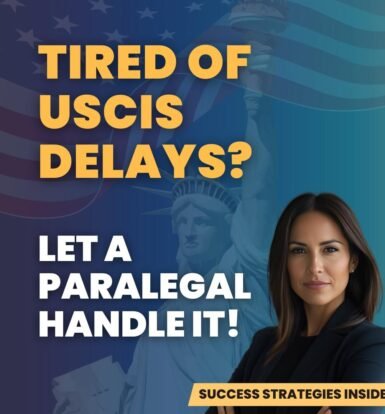 Frustrated with USCIS delays? Get faster results by letting an expert paralegal manage your immigration case efficiently.