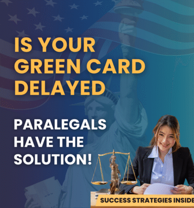 Is your Green Card delayed? Paralegals have the solution! Learn how real-time tracking and expert paralegal support can speed up your immigration process.
