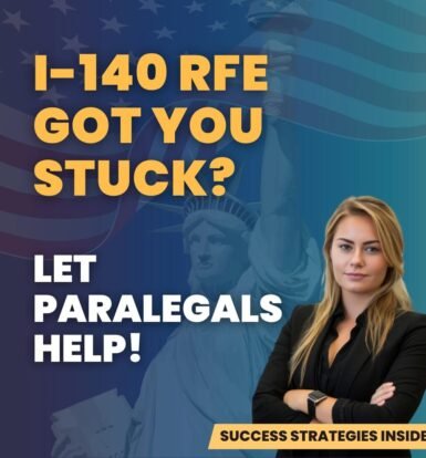 I-140 RFE got you stuck? Let paralegals help! Learn how virtual paralegals can assist in responding to complex RFEs.