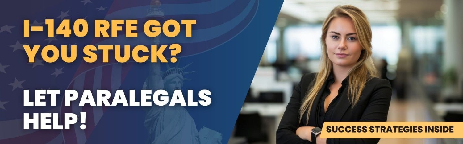 I-140 RFE got you stuck? Let paralegals help! Learn how virtual paralegals can assist in responding to complex RFEs.