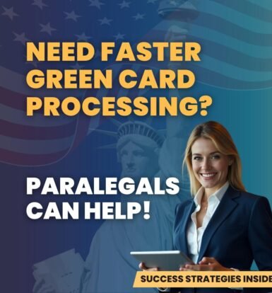 Immigration paralegal assisting with faster Green Card processing for AC21 portability cases.