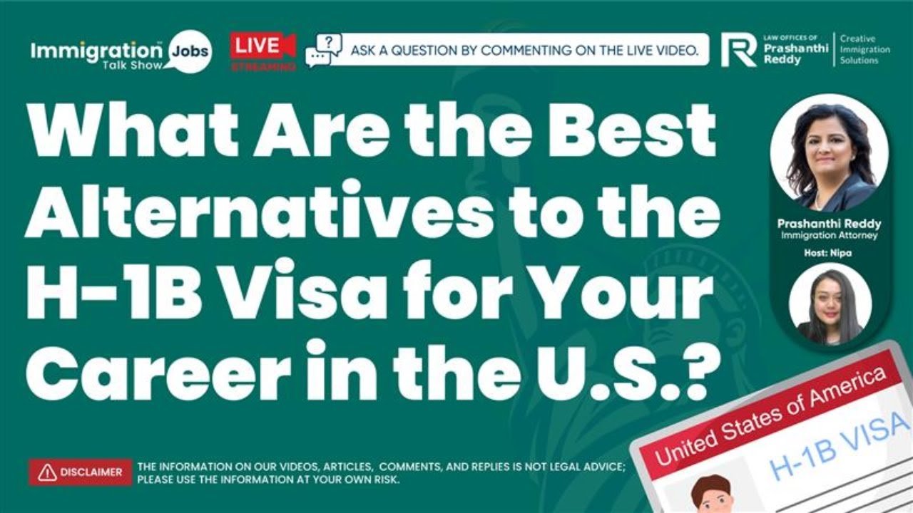 H-1B Not Picked? Best Visa Alternatives for Indians in the U.S. 2025 ...